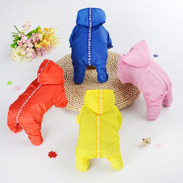 dog apparel 4 color hooded pet raincoats waterproof clothes for small dogs chihuahua yorkie raincoat poncho puppy rain jacket xs-xxl
dog apparel 4 color hooded pet raincoats waterproof clothes for small dogs chihuahua yorkie raincoat poncho puppy rain jacket xs-xxl