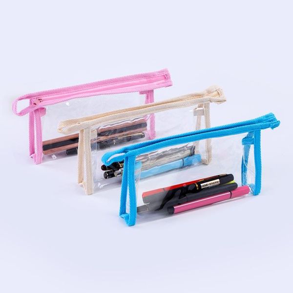 pencil bags pvc waterproof transparent case multifunction zipper make up cosmetic pen storage bag office school stationery organizer
pencil bags pvc waterproof transparent case multifunction zipper make up cosmetic pen storage bag office school stationery organizer