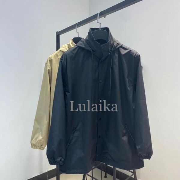 women's trench coats fashionoutdoor windproof jacket men women letters 2021 spring autumn thin style can stand hooded lovers co, Tan;black
women's trench coats fashionoutdoor windproof jacket men women letters 2021 spring autumn thin style can stand hooded lovers co, Tan;black