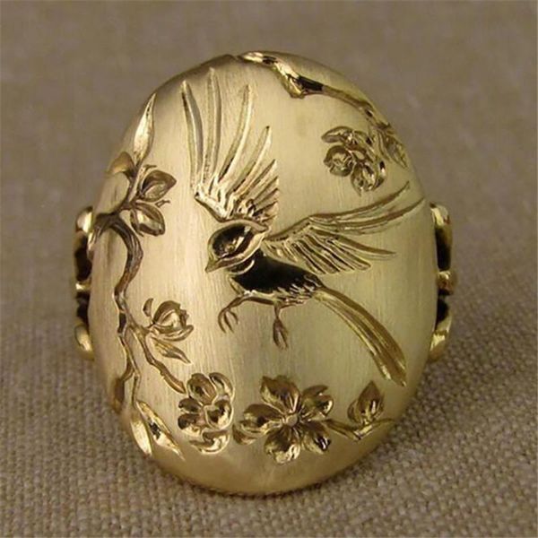 cluster rings vintage gold bird flower branch ring women's index finger ladies jewelry gifts, Golden;silver
cluster rings vintage gold bird flower branch ring women's index finger ladies jewelry gifts, Golden;silver