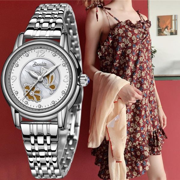wristwatches sunkta super slim sliver mesh stainless steel watches women casual clock ladies wrist watch relogio feminino, Slivery;brown
wristwatches sunkta super slim sliver mesh stainless steel watches women casual clock ladies wrist watch relogio feminino, Slivery;brown