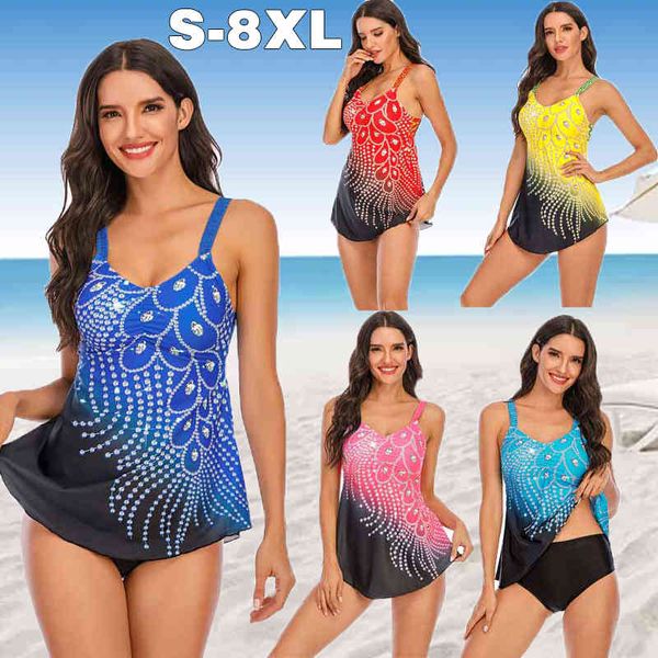 plus size s-8xl tankini female bath crystal print monokini bikini set beachwear swimming swimsuit 2 piece assembly, White;black
plus size s-8xl tankini female bath crystal print monokini bikini set beachwear swimming swimsuit 2 piece assembly, White;black