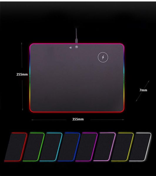 mouse pads & wrist rests 10w wireless fast charge luminous pad hard board rgb8 color magic light computer office entertainment game
mouse pads & wrist rests 10w wireless fast charge luminous pad hard board rgb8 color magic light computer office entertainment game