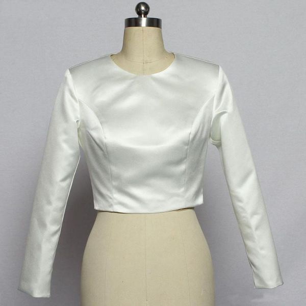 wraps & jackets long sleeve wedding jacket bolero satin women dress bridal wrap shrug custom made, White
wraps & jackets long sleeve wedding jacket bolero satin women dress bridal wrap shrug custom made, White