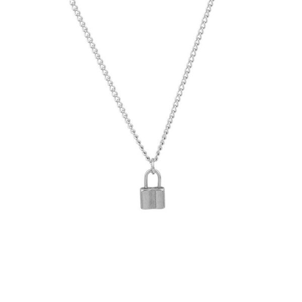 chains kim taeyeon jin taiyan star same small lock head clavicle chain korean creative design temperament elegant necklace, Silver
chains kim taeyeon jin taiyan star same small lock head clavicle chain korean creative design temperament elegant necklace, Silver