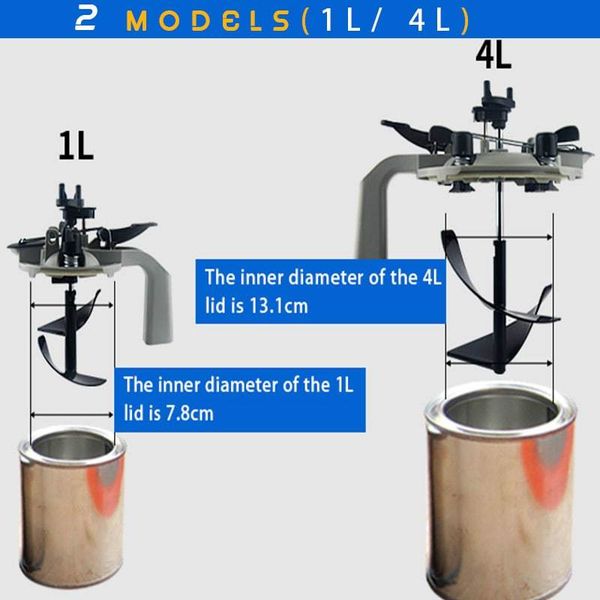 1l/4l automotive paint and coating mixing slurry cover stirrer paint mixer tools