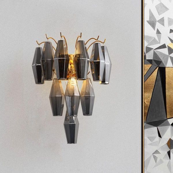 wall lamp nordic grey / amber crystal parlor lights surface mount e14 led bulb home decoration lamps bedroom light fixture
wall lamp nordic grey / amber crystal parlor lights surface mount e14 led bulb home decoration lamps bedroom light fixture