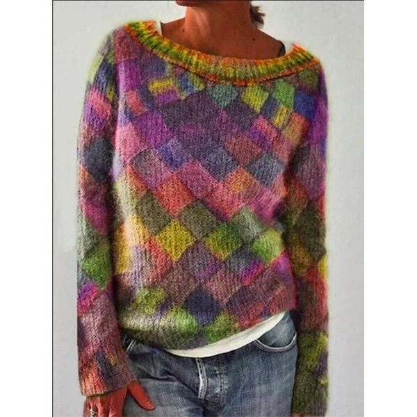 women's sweaters women winter warm clothes printed pullover casual knitted loose long-sleeve o neck sweater, White;black
women's sweaters women winter warm clothes printed pullover casual knitted loose long-sleeve o neck sweater, White;black
