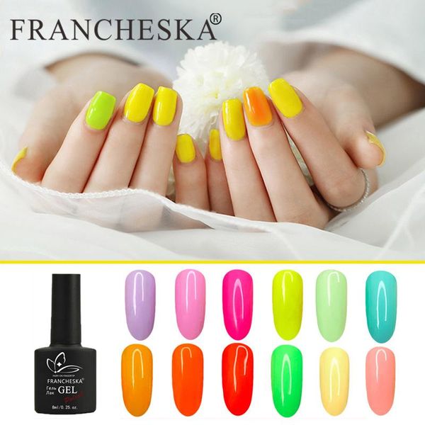 nail polish francheska 8ml multicolor gel color manicure semi permanent uv led varnish soak off lacquers base coat
nail polish francheska 8ml multicolor gel color manicure semi permanent uv led varnish soak off lacquers base coat