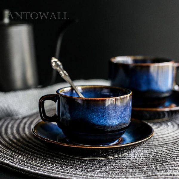 cups & saucers antowall dim blue series ceramic coffee cup and saucer set breakfast afternoon tea simple retro tableware
cups & saucers antowall dim blue series ceramic coffee cup and saucer set breakfast afternoon tea simple retro tableware