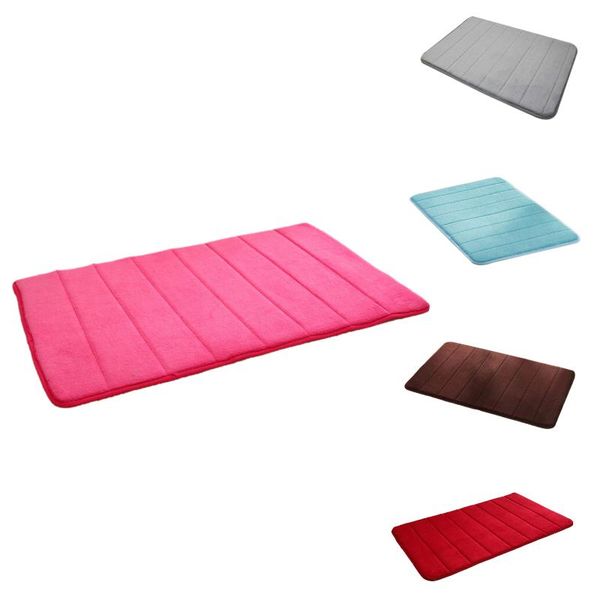bath mats 40*60 cm bathroom (dark red)