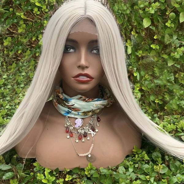 synthetic wigs 26 inches light blonde small area lace front wig long silky straight for women heat fiber hair, Black
synthetic wigs 26 inches light blonde small area lace front wig long silky straight for women heat fiber hair, Black