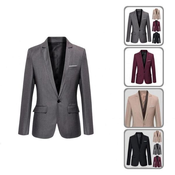 men's suits & blazers suit coat thick casual single button slim business blazer men jacket, White;black
men's suits & blazers suit coat thick casual single button slim business blazer men jacket, White;black