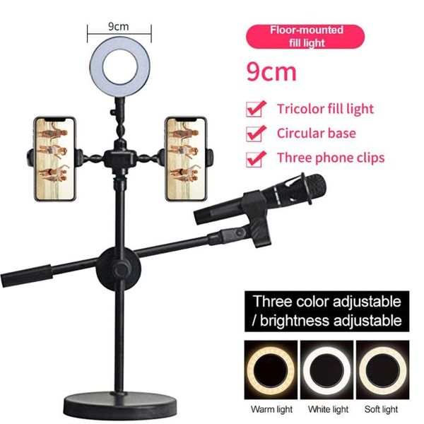 mobile phone bracket lamp set multi-camera selfie pography led beauty floor type tripod flash heads
mobile phone bracket lamp set multi-camera selfie pography led beauty floor type tripod flash heads