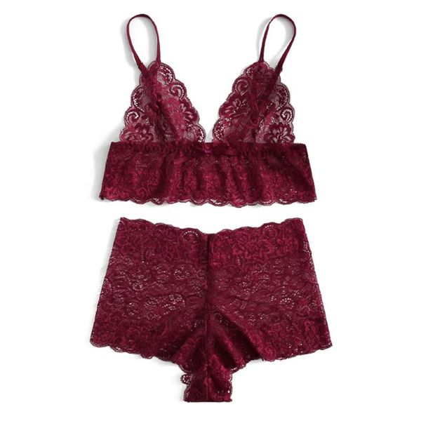 bras sets women charming ladies wireultrathin underwear set lengthened lace floral briefs soft bra hollowed out shorts, Red;black
bras sets women charming ladies wireultrathin underwear set lengthened lace floral briefs soft bra hollowed out shorts, Red;black