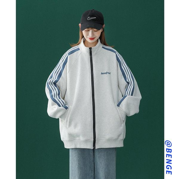 men's jackets versatile jacket women's early spring and autumn 2021 loose hong kong style harajuku baseball suit, Black;brown
men's jackets versatile jacket women's early spring and autumn 2021 loose hong kong style harajuku baseball suit, Black;brown