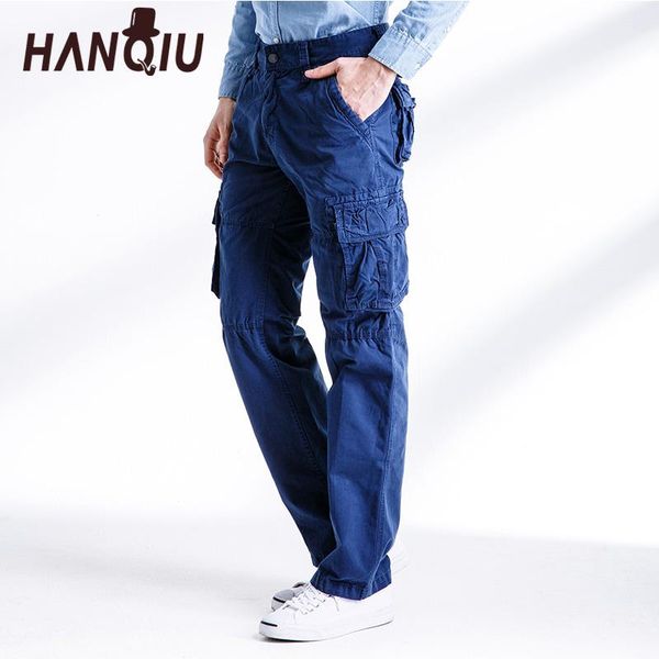 men cargo pants loose pure cotton multi-pocket army tactical military solid casual fashion trousers men's, Black
men cargo pants loose pure cotton multi-pocket army tactical military solid casual fashion trousers men's, Black