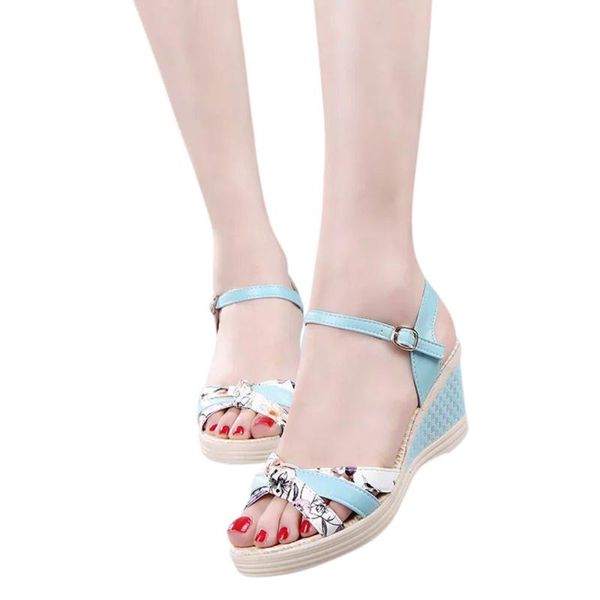 women sandals summer platform wedges fashioncasual shoes woman floral super high heels open toe slippers, Black
women sandals summer platform wedges fashioncasual shoes woman floral super high heels open toe slippers, Black
