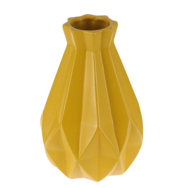 vases 14x14x20cm modern minimalist ceramic vase nordic creative floral flower geometry home decoration ornaments (yellow)
vases 14x14x20cm modern minimalist ceramic vase nordic creative floral flower geometry home decoration ornaments (yellow)