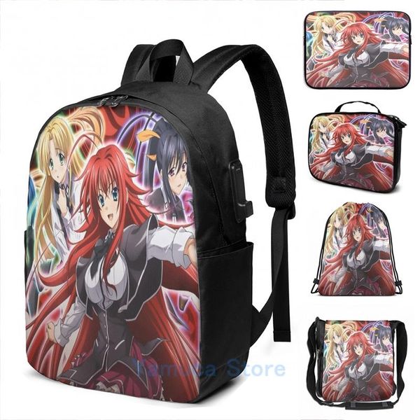 backpack funny graphic print high school dxd group usb charge men bags women bag travel laptop
backpack funny graphic print high school dxd group usb charge men bags women bag travel laptop