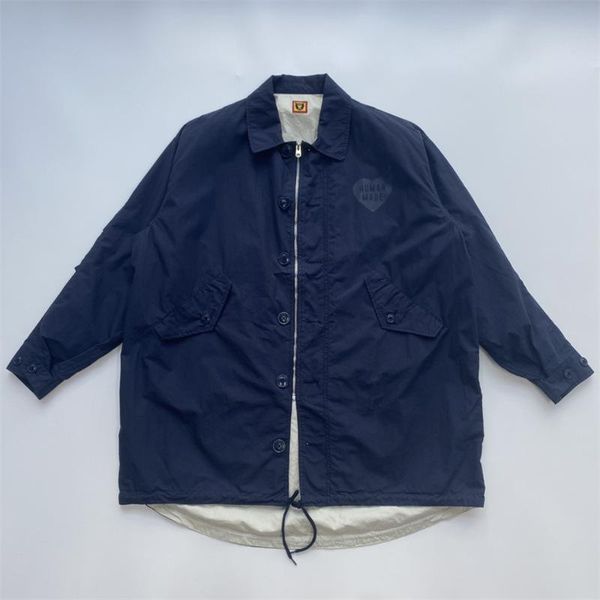 men's jackets human made a/w military coat man casual windbreaker long jacket navy blue winter coats letter print, Black;brown
men's jackets human made a/w military coat man casual windbreaker long jacket navy blue winter coats letter print, Black;brown