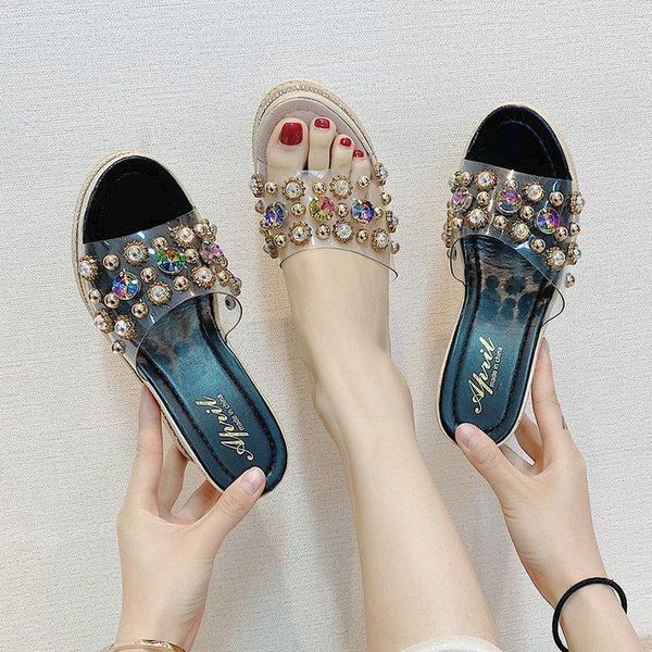 female slippers summer fashion crystal casual women shoes for beach roman vintage retro platform 5593, Black
female slippers summer fashion crystal casual women shoes for beach roman vintage retro platform 5593, Black