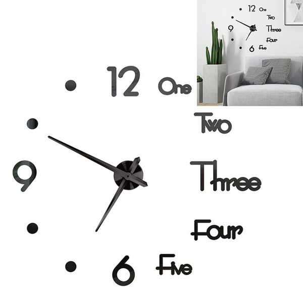acrylic mirror wall clock frameless watch clocks home decoration modern needle quartz stickers decor
acrylic mirror wall clock frameless watch clocks home decoration modern needle quartz stickers decor