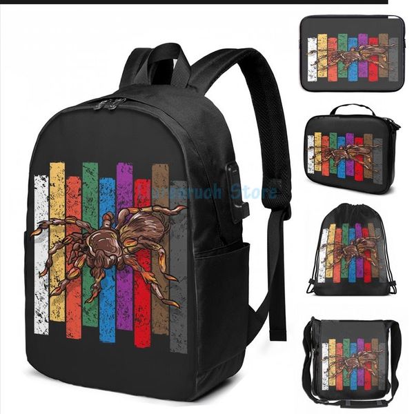 funny graphic print colors usb charge backpack men school bags women bag travel laptop
funny graphic print colors usb charge backpack men school bags women bag travel laptop