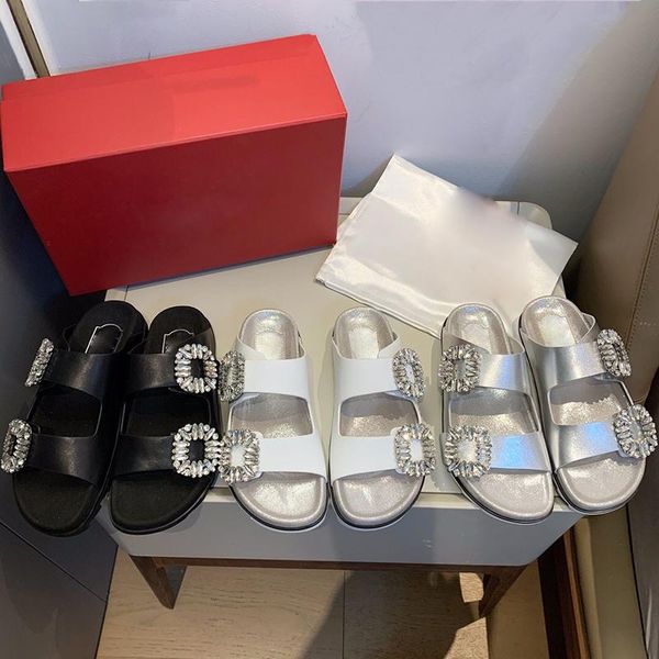 designer slides summer slippers crystal button flash drill buckle genuine leather colour blue black white silver yellow luxury sandals foam
designer slides summer slippers crystal button flash drill buckle genuine leather colour blue black white silver yellow luxury sandals foam