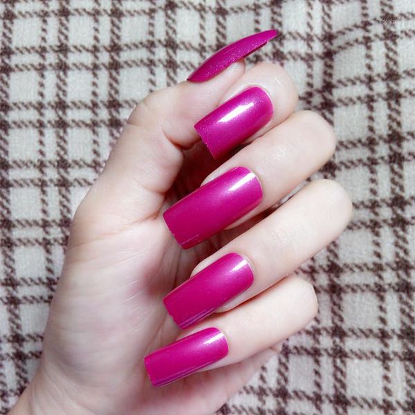 20pcs glitter fasle nails rose red purple flat fake super long manicure tools full nail tips 0071, Red;gold
20pcs glitter fasle nails rose red purple flat fake super long manicure tools full nail tips 0071, Red;gold