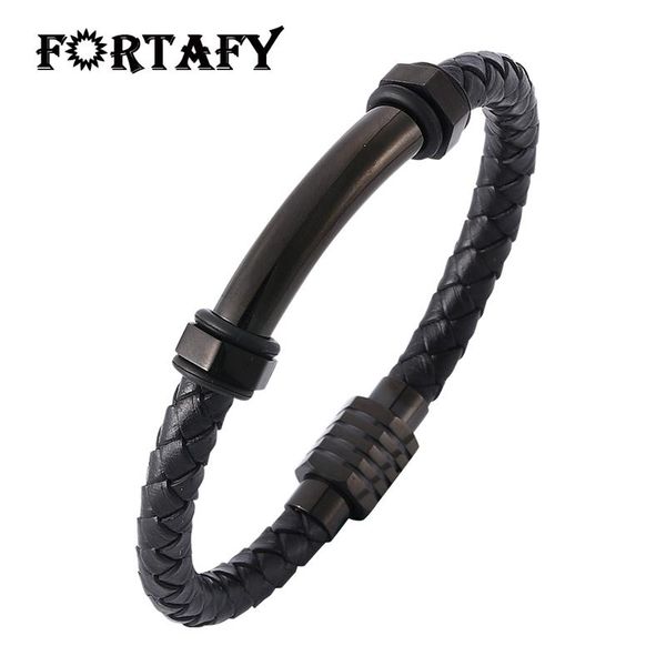 charm bracelets fashion black braided leather men bracelet simple jewelry stainless steel magnetic clasps male trendy bangles hp516, Golden;silver
charm bracelets fashion black braided leather men bracelet simple jewelry stainless steel magnetic clasps male trendy bangles hp516, Golden;silver