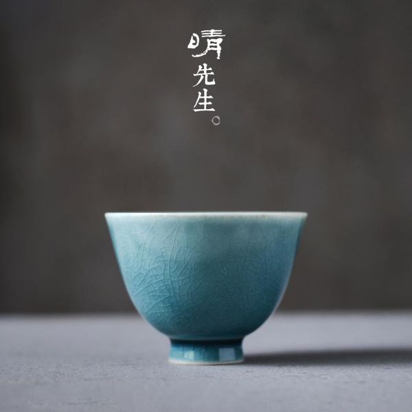 pure handmade jingdezhen ice fracture glaze cup baoshi blue personal products kiln color wine glasses
pure handmade jingdezhen ice fracture glaze cup baoshi blue personal products kiln color wine glasses