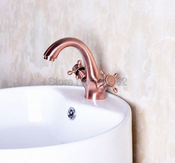 bathroom sink faucets antique red copper basin faucet single hole deck mounted mixer taps dual cross handle lnf252
bathroom sink faucets antique red copper basin faucet single hole deck mounted mixer taps dual cross handle lnf252