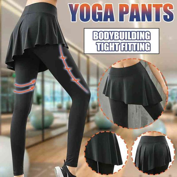 30 fitness casual elastic fake womens legging leggins two pants solid sport long pantalones de mujer, Black
30 fitness casual elastic fake womens legging leggins two pants solid sport long pantalones de mujer, Black