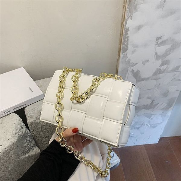 women crossbody bag weave flap bags for quality leather thick chain shoulder messenger female handbag and purse #315 high
women crossbody bag weave flap bags for quality leather thick chain shoulder messenger female handbag and purse #315 high