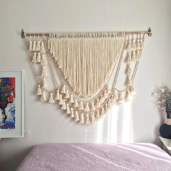 nordic geometric tapestry wall hanging bohemian macrame tassel woven home bedroom background wedding decoration party
nordic geometric tapestry wall hanging bohemian macrame tassel woven home bedroom background wedding decoration party