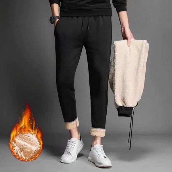 men's pants men running joggers sweatpant autumn winter jogging sport trousers loose warm thick fleece fitness sweatpants y388, Black
men's pants men running joggers sweatpant autumn winter jogging sport trousers loose warm thick fleece fitness sweatpants y388, Black