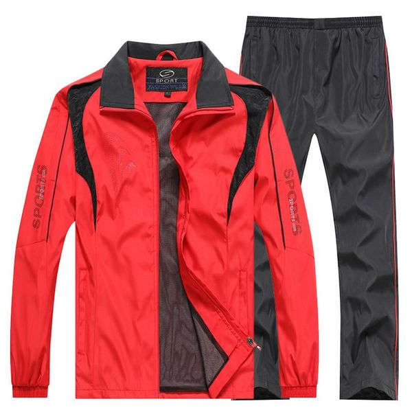 men's tracksuits -5xl men gyms set sportswear spring autumn sweatsuit two pcs jacket+pants sets casual track suit 2021, Gray
men's tracksuits -5xl men gyms set sportswear spring autumn sweatsuit two pcs jacket+pants sets casual track suit 2021, Gray