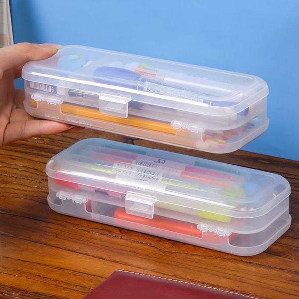 pencil cases pp plastic transparent case double layer multifunction pen stationery box kids large capacity storage organizer
pencil cases pp plastic transparent case double layer multifunction pen stationery box kids large capacity storage organizer