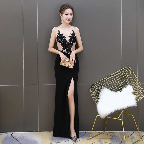 luxury prom dresses 2021 fashion nightclub show car model annual meeting evening long company banquet sequin, Black
luxury prom dresses 2021 fashion nightclub show car model annual meeting evening long company banquet sequin, Black