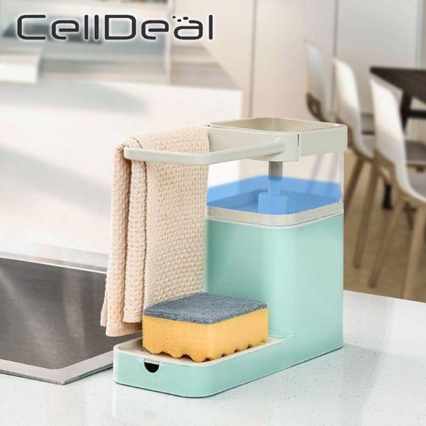 3-in-1 soap dispenser towel rack sponge holder kitchen storage shelf bathroom cleaning organizer tool
3-in-1 soap dispenser towel rack sponge holder kitchen storage shelf bathroom cleaning organizer tool