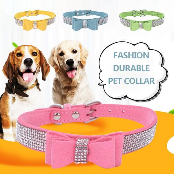 dog collars & leashes bling rhinestones bow pet outdoor training for small medium dogs soft adjustable tie accessories seat belts
dog collars & leashes bling rhinestones bow pet outdoor training for small medium dogs soft adjustable tie accessories seat belts