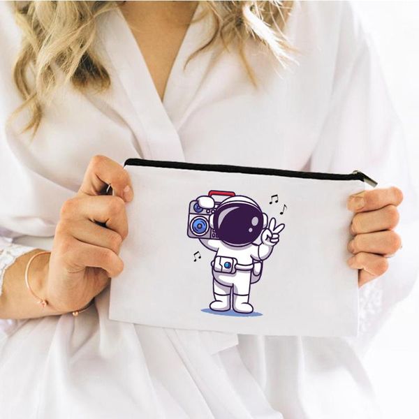 cosmetic bags & cases cartoon astronaut environmental protection portable women's bag fashion printing travel skin care products wash b
cosmetic bags & cases cartoon astronaut environmental protection portable women's bag fashion printing travel skin care products wash b