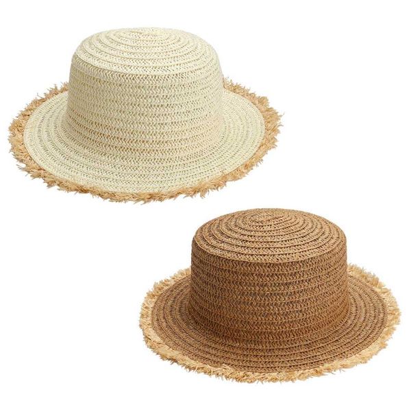 wide brim hats summer women's sun hat ribbon handmade flat roof straw seaside beach ladies cap fashion casual for women, Blue;gray
wide brim hats summer women's sun hat ribbon handmade flat roof straw seaside beach ladies cap fashion casual for women, Blue;gray