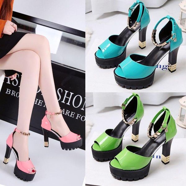 sandals ladies sandal 2021 high heel women's fashion peep-toe fish's mouth metal trip casual for women, Black
sandals ladies sandal 2021 high heel women's fashion peep-toe fish's mouth metal trip casual for women, Black