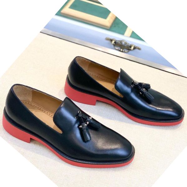 gentleman leather dress shoes flats men loafers slip-on red bottomll loafer shoe luxury homme oxfords "dandelion" genuine leathers, Black
gentleman leather dress shoes flats men loafers slip-on red bottomll loafer shoe luxury homme oxfords "dandelion" genuine leathers, Black