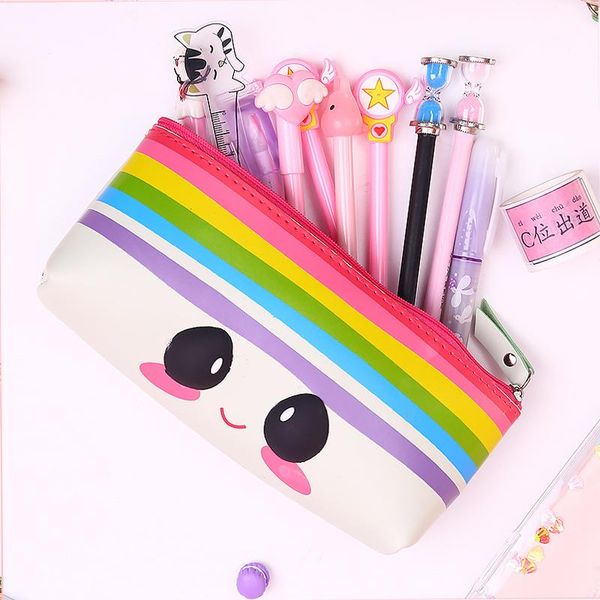 pencil cases kawaii cartoon pencils case pu leather stationery bag waterproof zipper box cute pen bags for kids gift school supplies
pencil cases kawaii cartoon pencils case pu leather stationery bag waterproof zipper box cute pen bags for kids gift school supplies