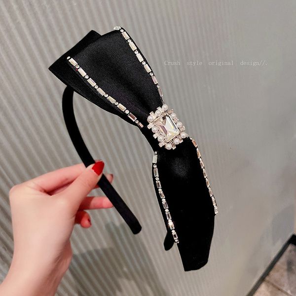 flannelette bowknot pearl rhinestone hairband designer east gate simple temperament hair accessories fashion personality net red headdress, Golden;silver
flannelette bowknot pearl rhinestone hairband designer east gate simple temperament hair accessories fashion personality net red headdress, Golden;silver