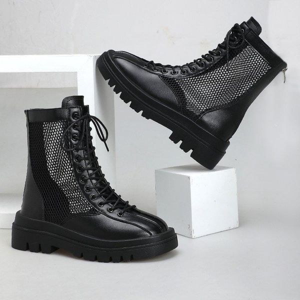 lightweight boots female summer thin section 2021 breathable soft-soled shoes white mesh heavy-bottomed sandals, Black
lightweight boots female summer thin section 2021 breathable soft-soled shoes white mesh heavy-bottomed sandals, Black