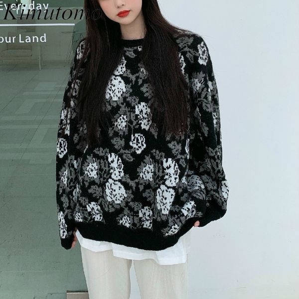 kimutomo women sweater casual spring autumn korean fashion ladies o-neck floral long sleeve pullovers outwear loose 210521, White
kimutomo women sweater casual spring autumn korean fashion ladies o-neck floral long sleeve pullovers outwear loose 210521, White